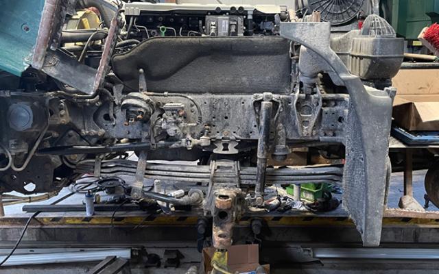 Man Vorderachsinstandsetzung